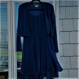 Sparkly Royal Blue Evening Dress